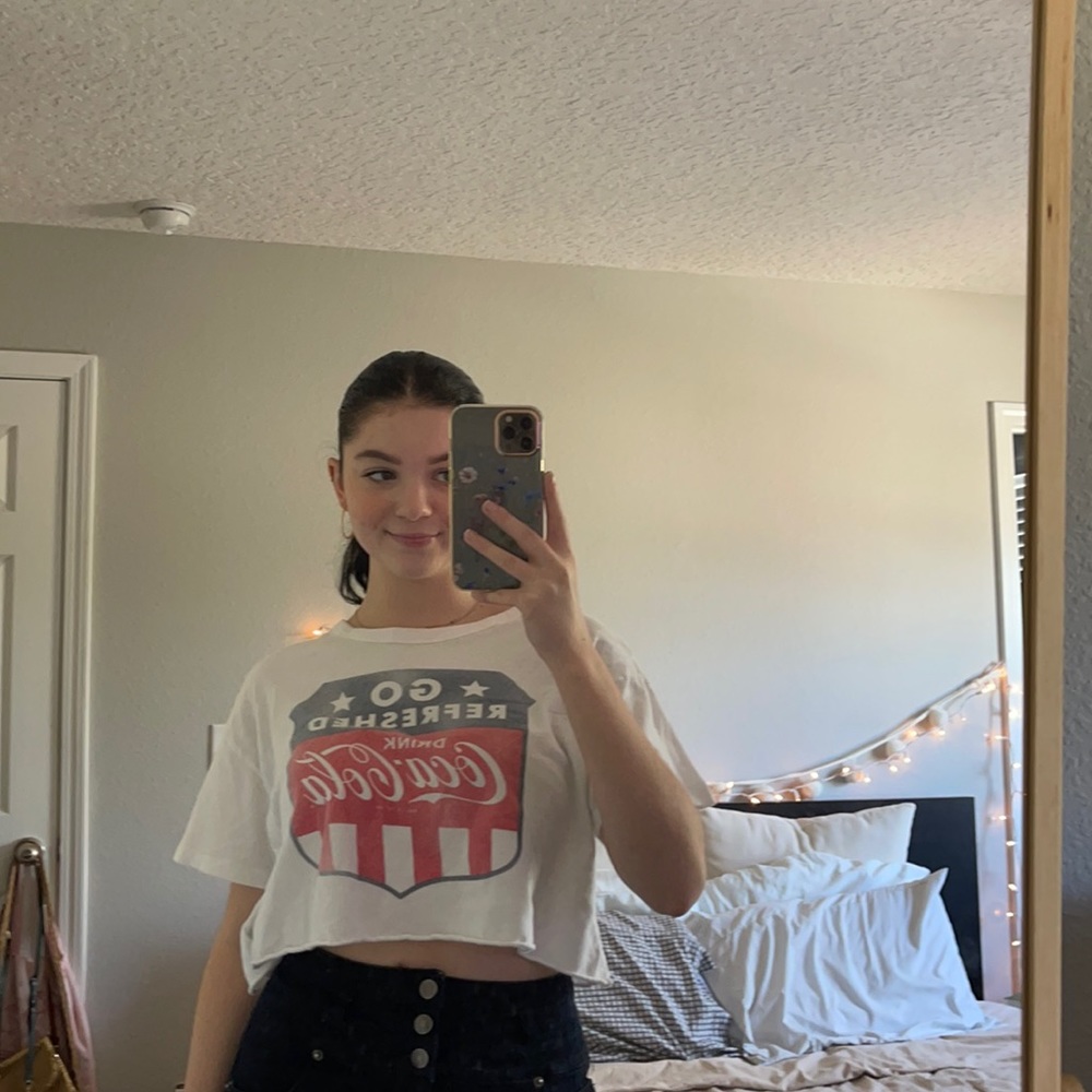 Coca-cola cropped T-shirt